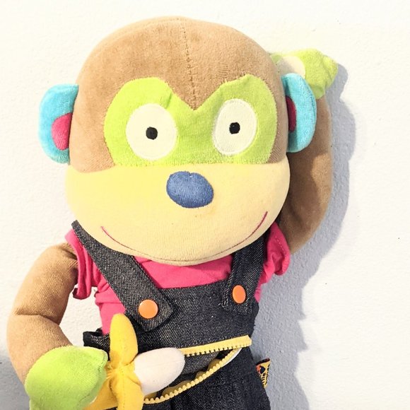 Plush Stuffed Doll Alex Little Hands Monkey Learn - Picture 2 of 8